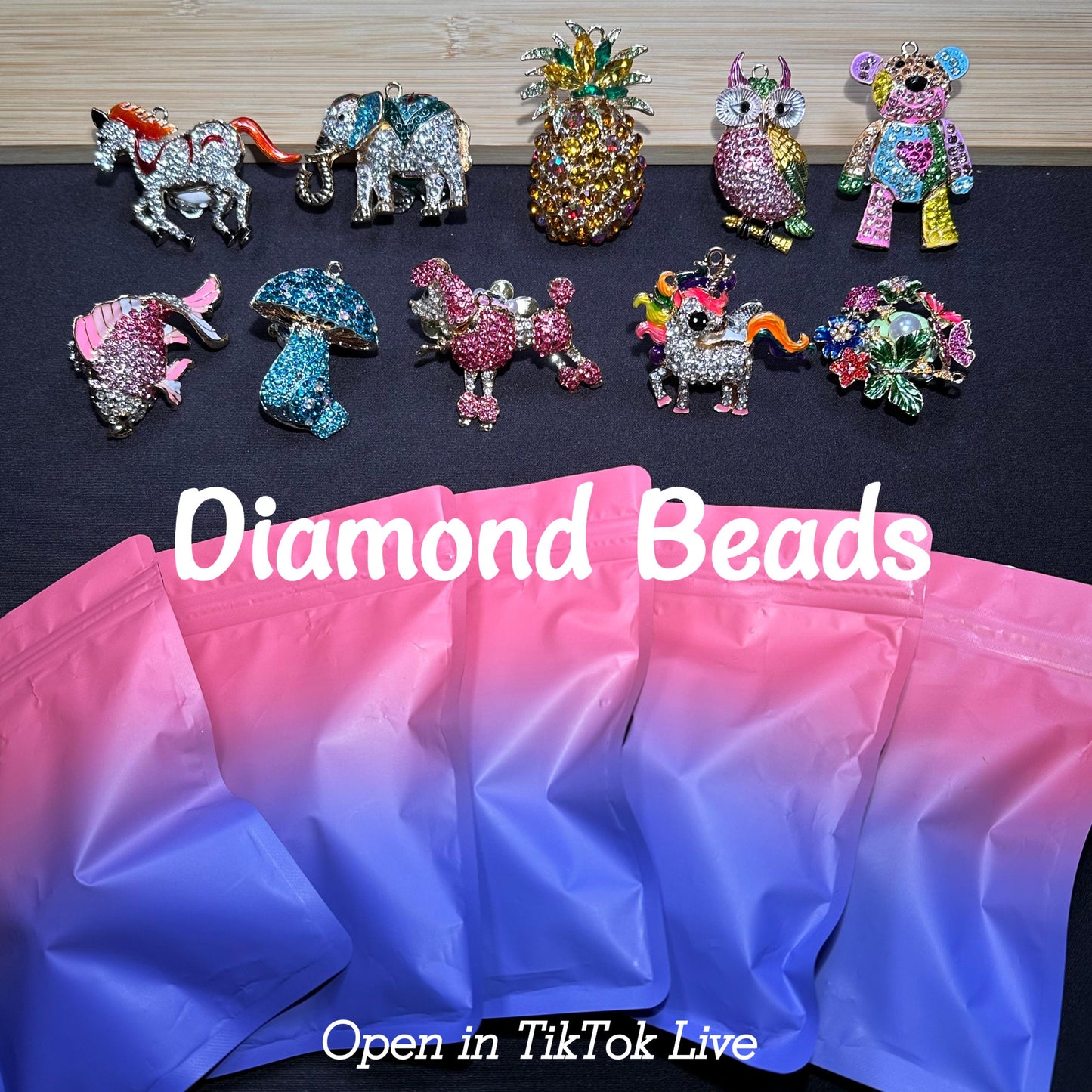 Diamond Beads Lucky Bags for DIY- TikTok Live Opening